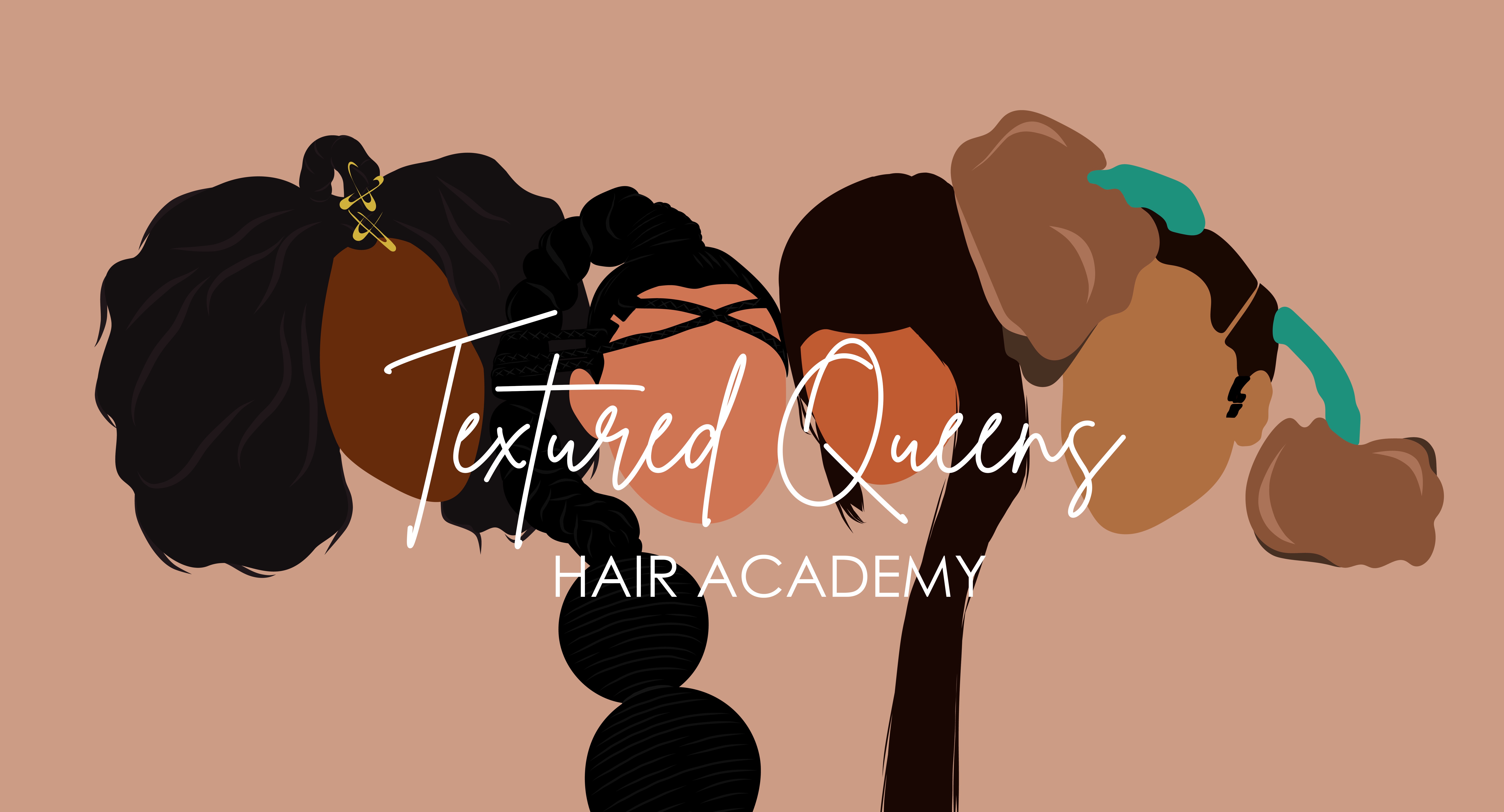 Textured Queens Hair Academy logo